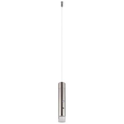 Globo - LED aptumšojams skārienjūtīgs uzlādējams gaismeklis 2v1 LED/2W/230/5V matēts hroms