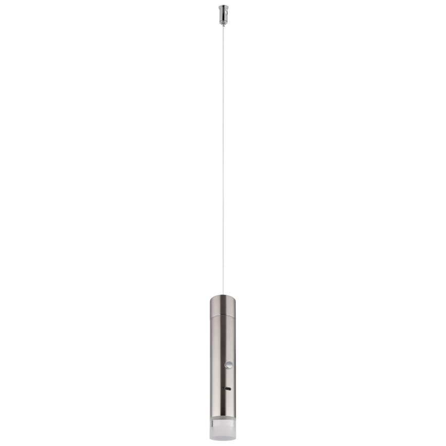 Globo - LED aptumšojams skārienjūtīgs uzlādējams gaismeklis 2v1 LED/2W/230/5V matēts hroms