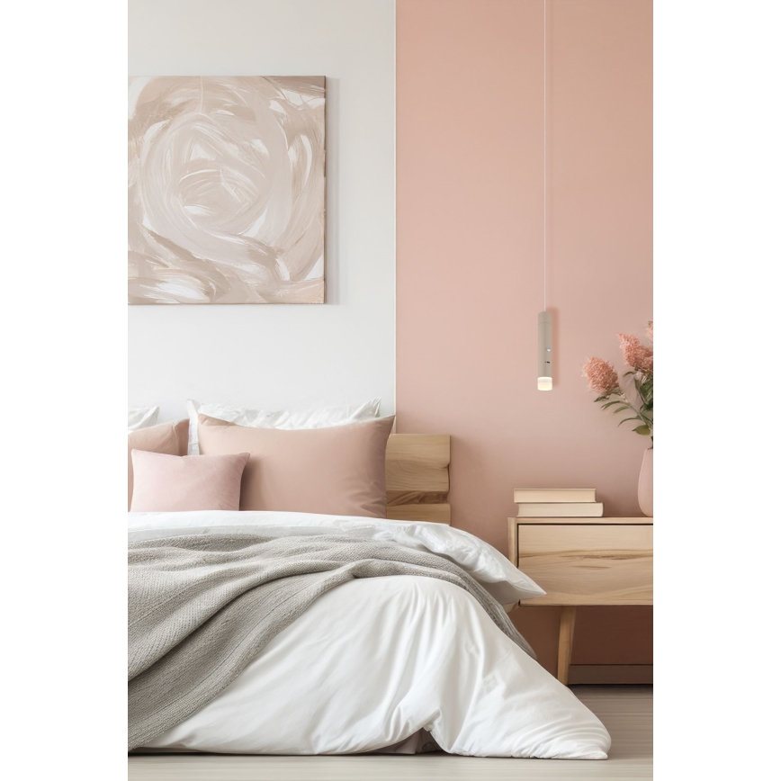 Globo - skārienvadāms, aptumšojams uzlādējams LED gaismeklis 2 vienā LED/2W/230/5V