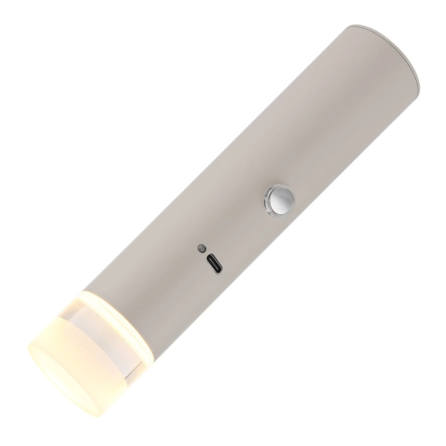 Globo - skārienvadāms, aptumšojams uzlādējams LED gaismeklis 2 vienā LED/2W/230/5V