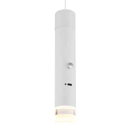Globo - pieskāriena regulējama uzlādējamā LED lampa 2 vienā LED/2W/230/5V balta