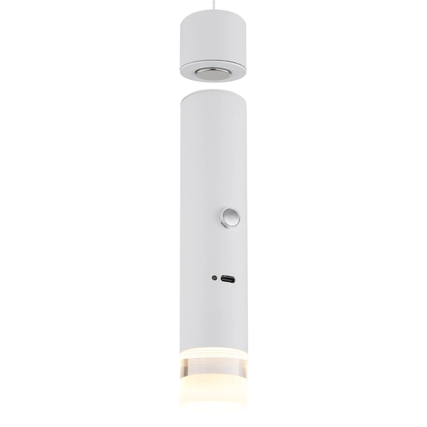 Globo - pieskāriena regulējama uzlādējamā LED lampa 2 vienā LED/2W/230/5V balta