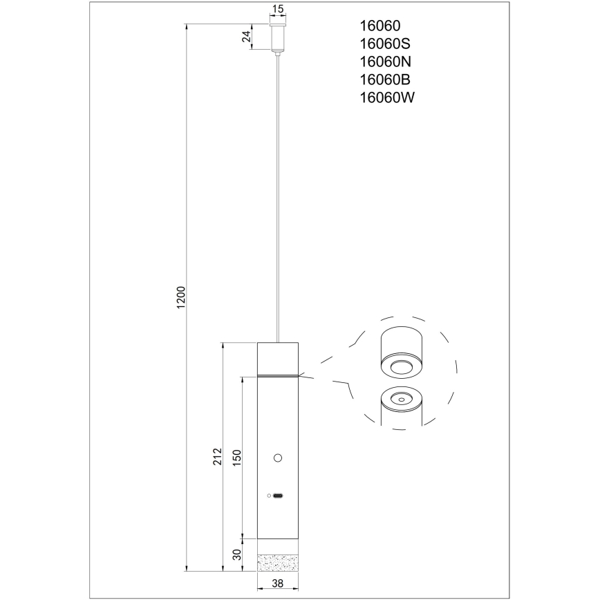 Globo - pieskāriena regulējama uzlādējamā LED lampa 2 vienā LED/2W/230/5V balta