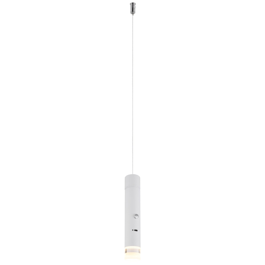 Globo - LED aptumšojams skārienvadāms uzlādējamais gaismeklis 2 vienā LED/2W/230/5V balts