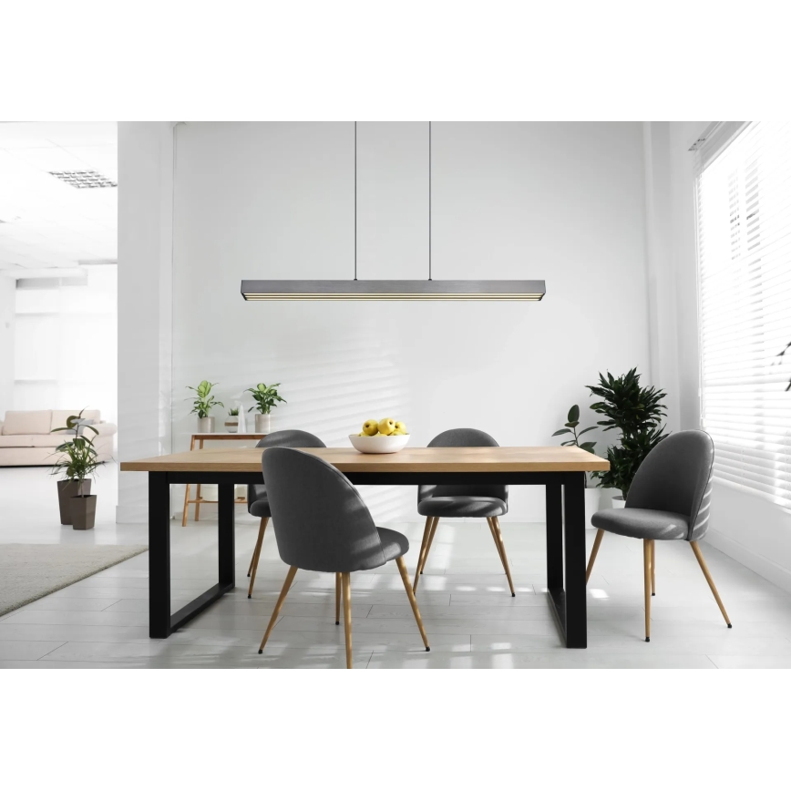 Globo - LED aptumšojama lustra ar pieskāriena vadību uz troses LED/39W/230V 2700/4000/6000K pelēka