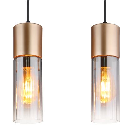 Globo - Lustra ar auklu 3xE27/25W/230V bronza
