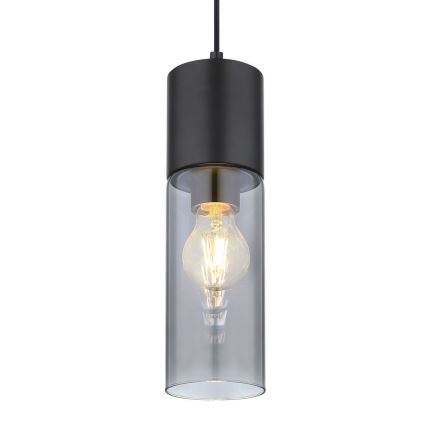 Globo - Lustra ar auklu 1xE27/25W/230V d. 10,5 cm melna