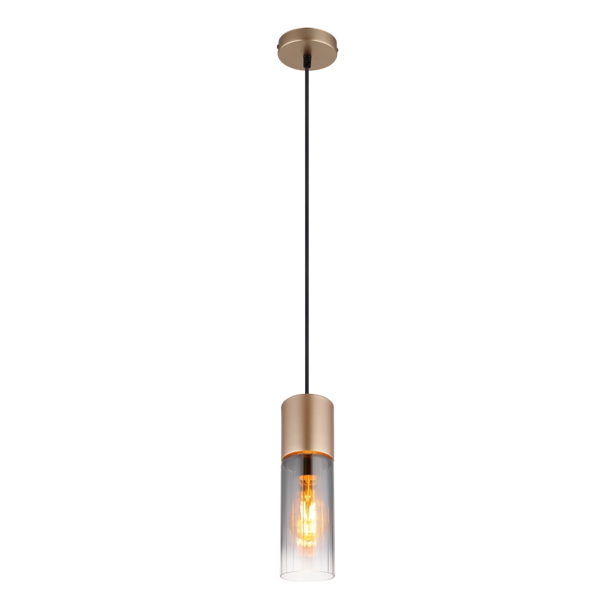 Globo - Lustra ar auklu 1xE27/25W/230V bronza d. 10 cm