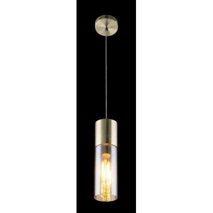 Globo - Lustra ar auklu 1xE27/25W/230V d. 10,5 cm misiņš