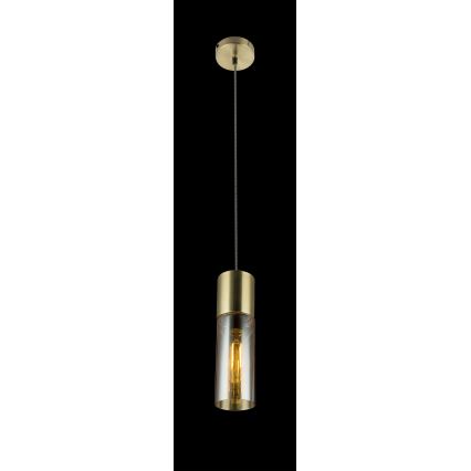 Globo - Lustra ar auklu 1xE27/25W/230V d. 10,5 cm misiņš
