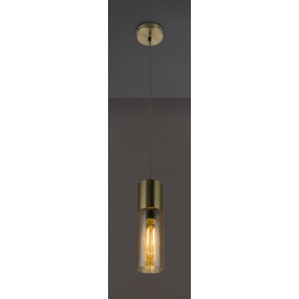 Globo - Lustra ar auklu 1xE27/25W/230V d. 10,5 cm misiņš