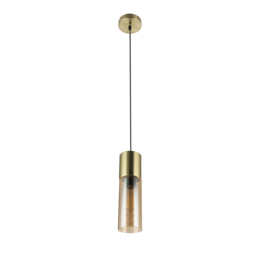 Globo - Lustra ar auklu 1xE27/25W/230V d. 10,5 cm misiņš