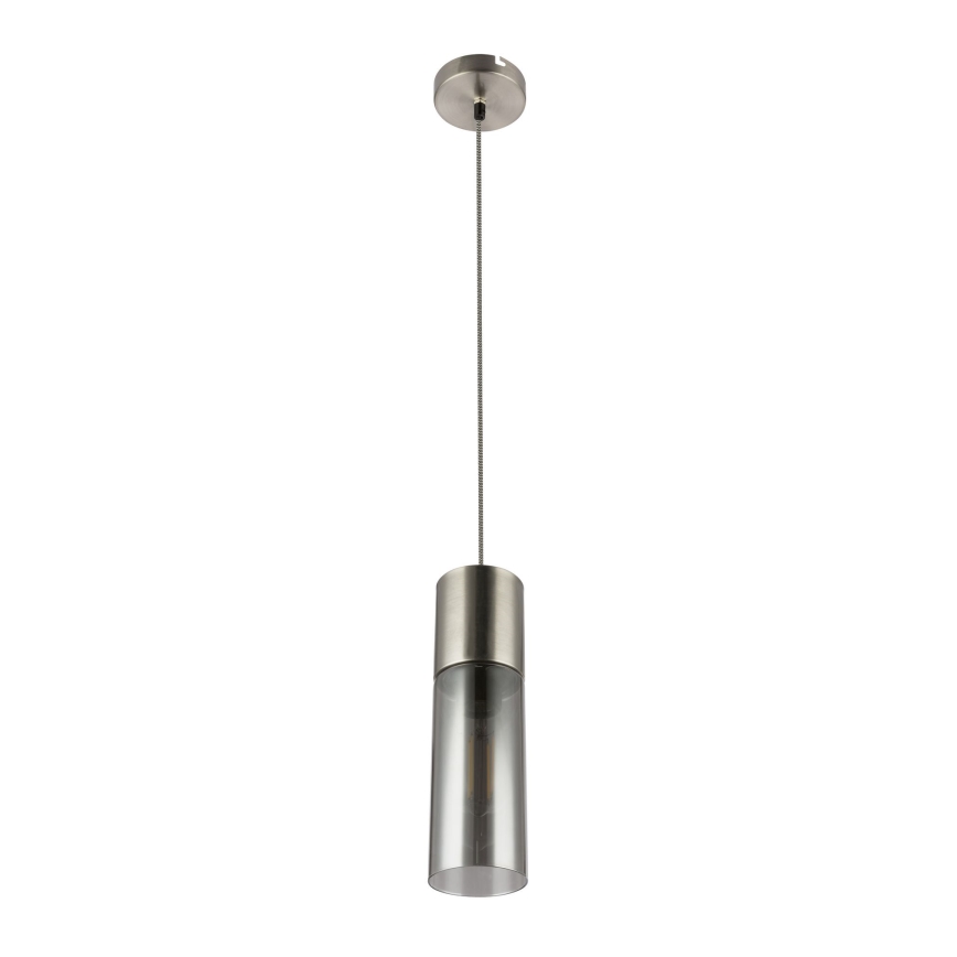 Globo - Lustra ar auklu 1xE27/25W/230V d. 10,5 cm matēts hroms