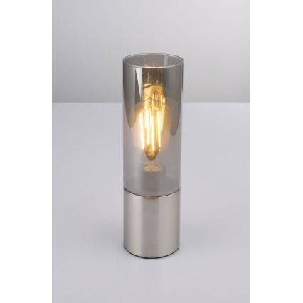 Globo - Skārienvadāma galda lampa 1xE27/25W/230V d. 9 cm matēts hroms