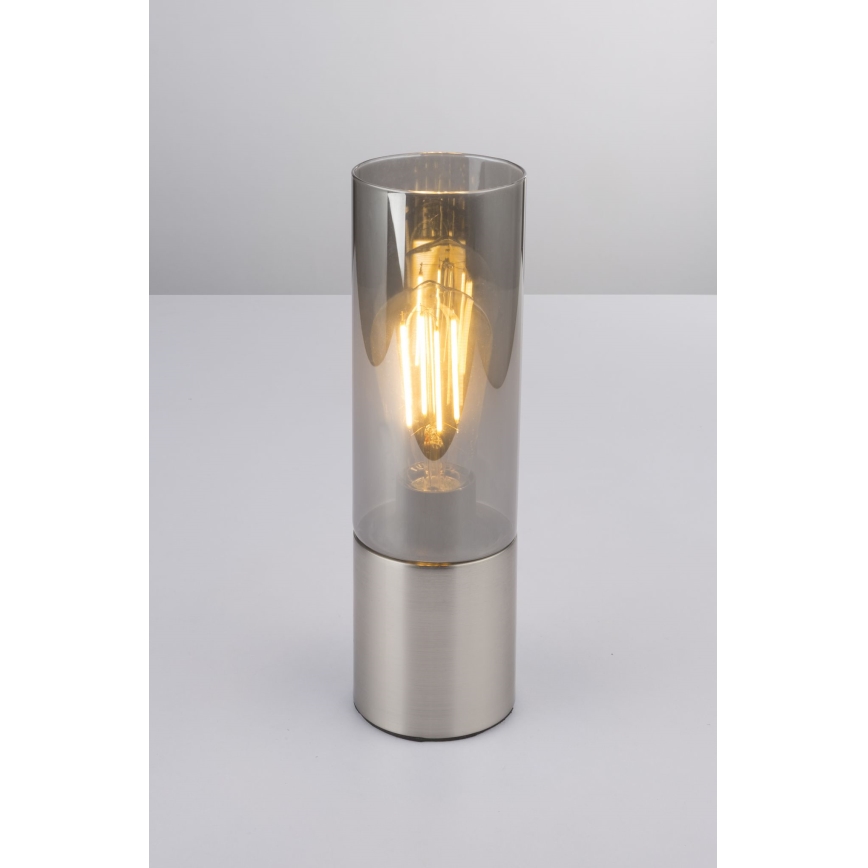 Globo - Skārienvadāma galda lampa 1xE27/25W/230V d. 9 cm matēts hroms