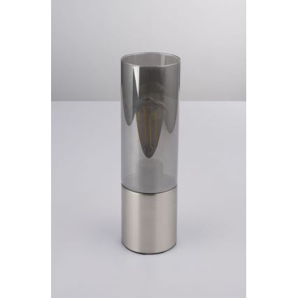 Globo - Skārienvadāma galda lampa 1xE27/25W/230V d. 9 cm matēts hroms