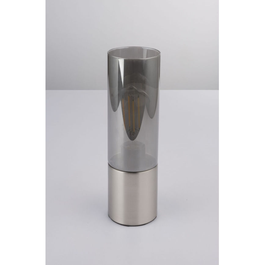 Globo - Skārienvadāma galda lampa 1xE27/25W/230V d. 9 cm matēts hroms