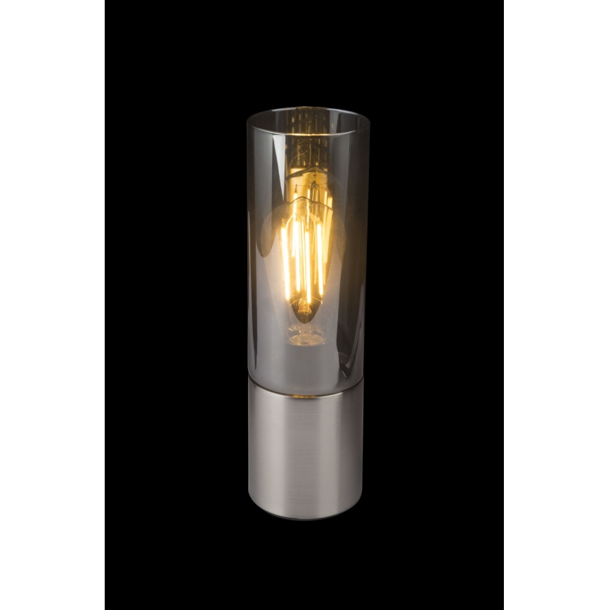Globo - Skārienvadāma galda lampa 1xE27/25W/230V d. 9 cm matēts hroms