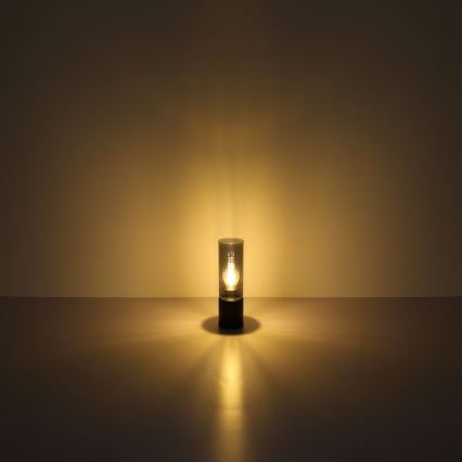 Globo - Skārienvadāma galda lampa 1xE27/25W/230V d. 9 cm melna