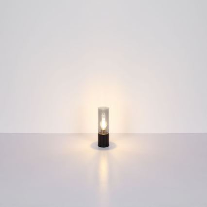 Globo - Skārienvadāma galda lampa 1xE27/25W/230V d. 9 cm melna