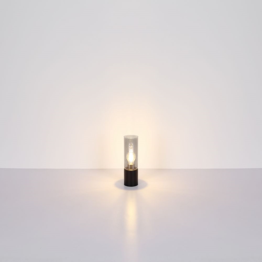 Globo - Skārienvadāma galda lampa 1xE27/25W/230V d. 9 cm melna