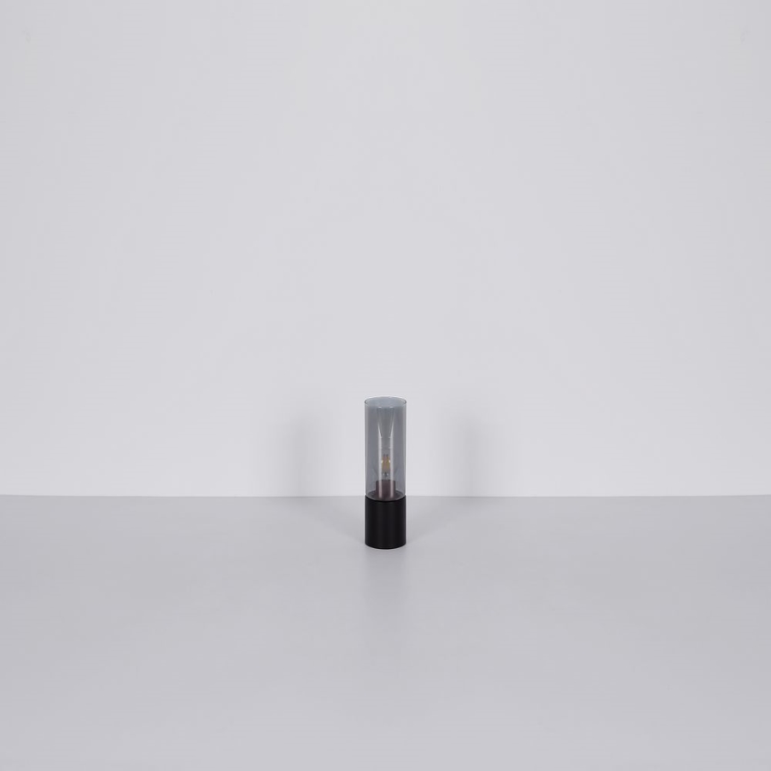 Globo - Skārienvadāma galda lampa 1xE27/25W/230V d. 9 cm melna