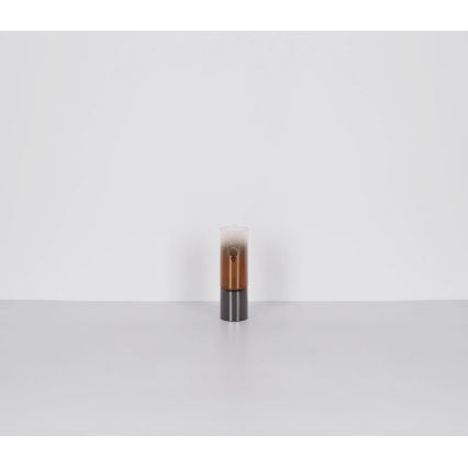 Globo - Galda lampa 1xE27/25W/230V d. 9 cm melna/varš