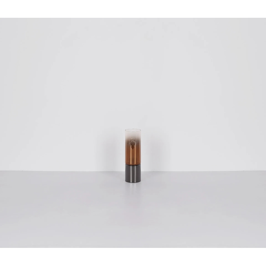 Globo - Galda lampa 1xE27/25W/230V d. 9 cm melna/varš
