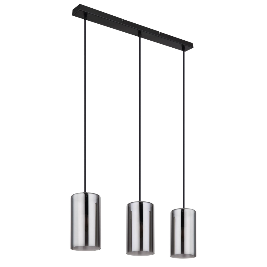 Globo - Lustra ar auklu 3xE14/25W/230V melna