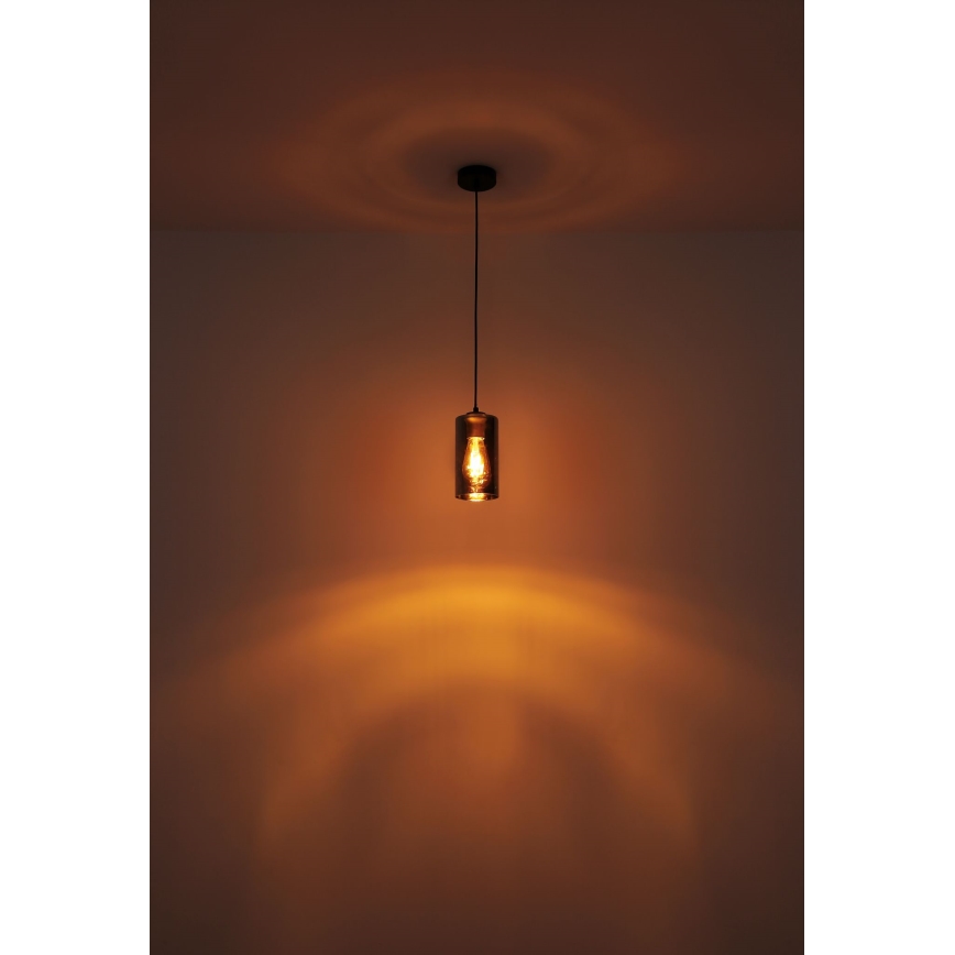 Globo - Lustra ar auklu 1xE27/25W/230V d. 11 cm melna