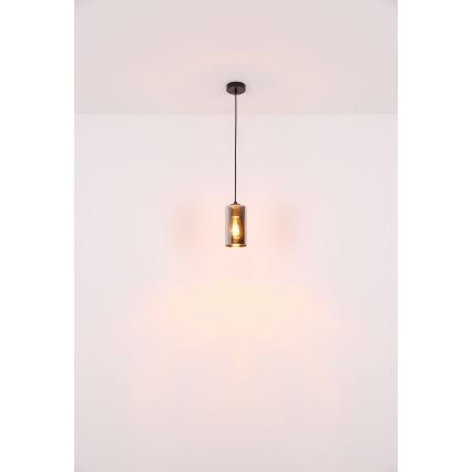 Globo - Lustra ar auklu 1xE27/25W/230V d. 11 cm melna