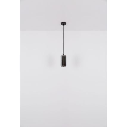 Globo - Lustra ar auklu 1xE27/25W/230V d. 11 cm melna
