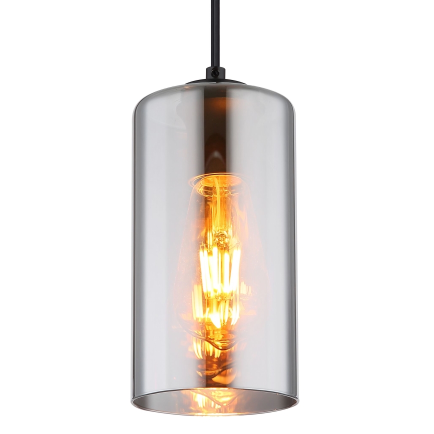 Globo - Lustra ar auklu 1xE27/25W/230V d. 11 cm melna