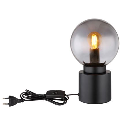 Globo - Galda lampa 1xE14/25W/230V melna