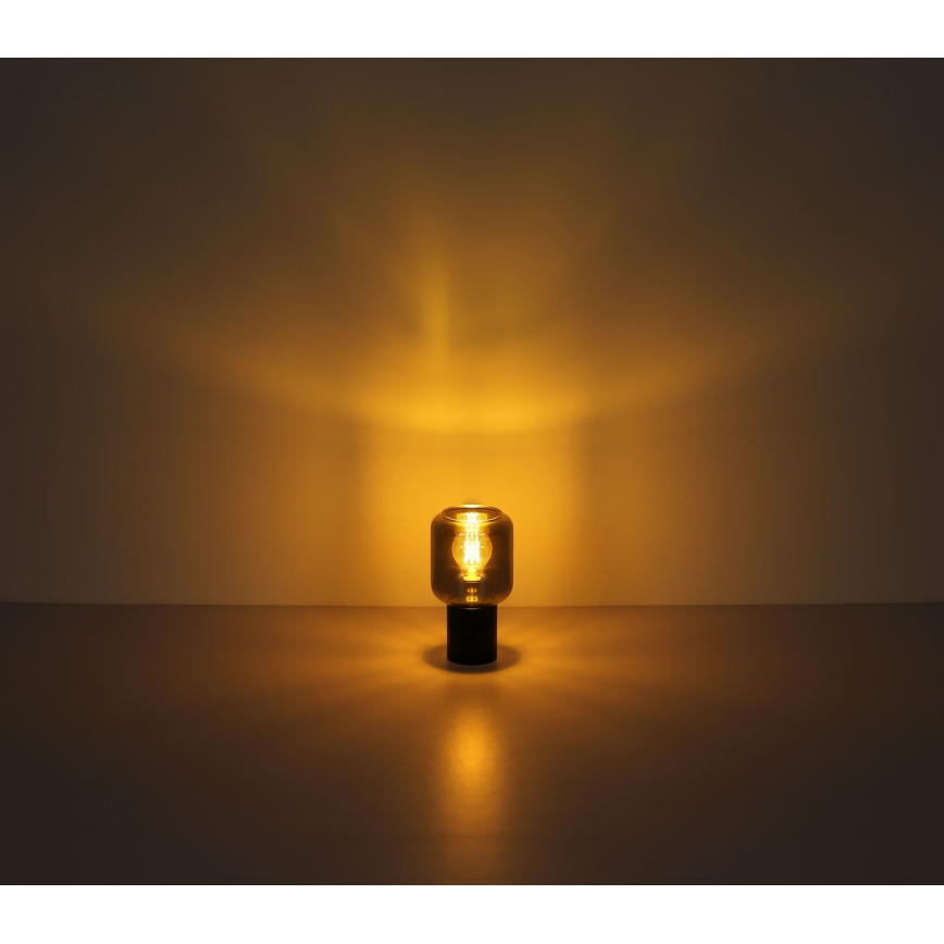 Globo - Galda lampa 1xE27/40W/230V melna