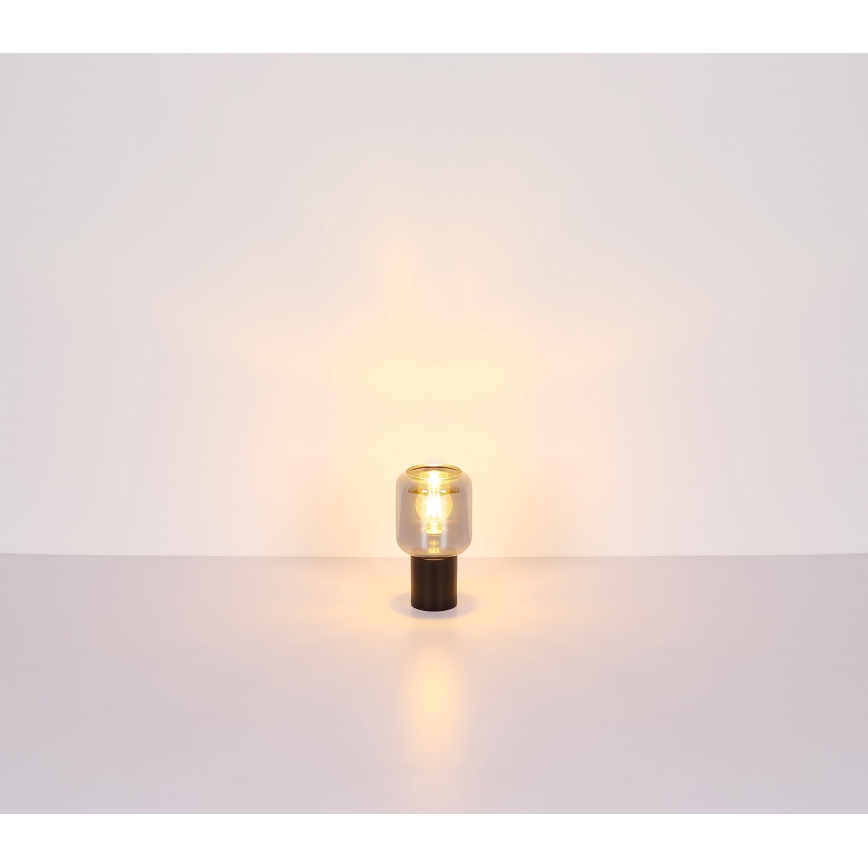 Globo - Galda lampa 1xE27/40W/230V melna