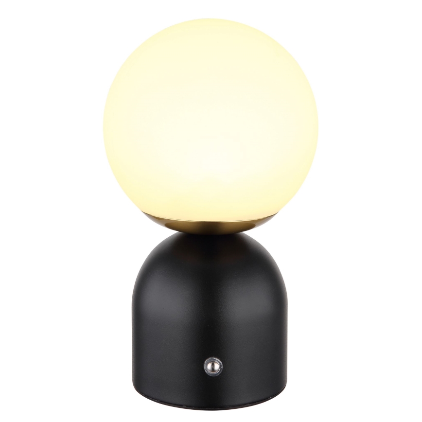 Globo - LED Aptumšojama skārienvadāma galda lampa LED/2W/5V 2700/4000/65000K 1800 mAh melna