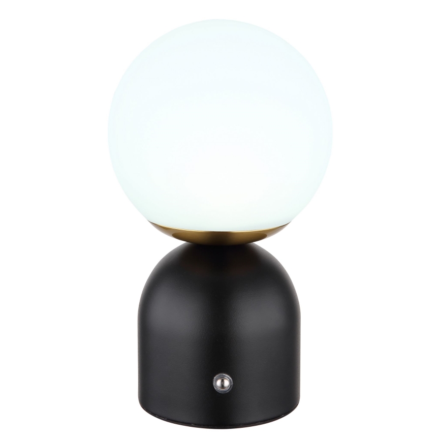 Globo - LED Aptumšojama skārienvadāma galda lampa LED/2W/5V 2700/4000/65000K 1800 mAh melna