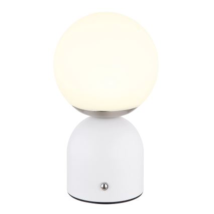 Globo - LED Aptumšojama skārienvadāma galda lampa LED/2W/5V 2700/4000/6500K 1800 mAh balta