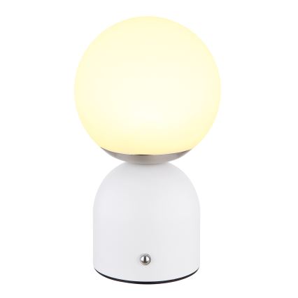 Globo - LED Aptumšojama skārienvadāma galda lampa LED/2W/5V 2700/4000/6500K 1800 mAh balta