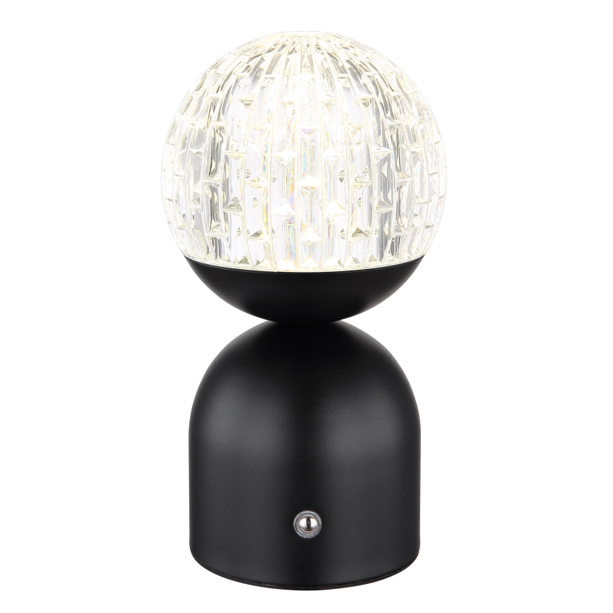 Globo - LED Aptumšojama skārienvadāma galda lampa LED/2W/5V 2700/4000/6500K 1800 mAh melna