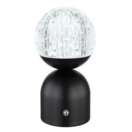 Globo - LED Aptumšojama skārienvadāma galda lampa LED/2W/5V 2700/4000/6500K 1800 mAh melna