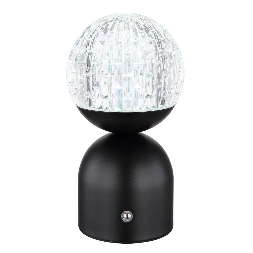 Globo - LED Aptumšojama skārienvadāma galda lampa LED/2W/5V 2700/4000/6500K 1800 mAh melna