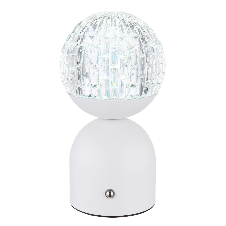Globo - LED Aptumšojama skārienvadāma galda lampa LED/2W/5V 2700/4000/65000K 1800 mAh balta