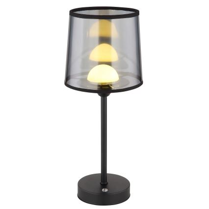 Globo - LED Aptumšojama uzlādējama skārienvadāma galda lampa LED/2,5W/3,7V 2700/4000/6500K 1800 mAh melna