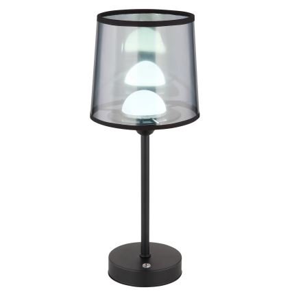 Globo - LED Aptumšojama uzlādējama skārienvadāma galda lampa LED/2,5W/3,7V 2700/4000/6500K 1800 mAh melna