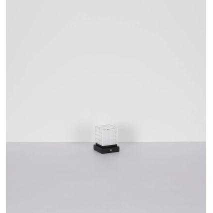 Globo - LED Aptumšojama skārienvadāma galda lampa LED/2,5W/3,7V 2700K/4000K/6500K 1800 mAh USB melna