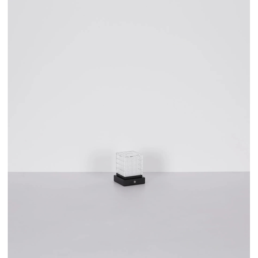Globo - LED Aptumšojama skārienvadāma galda lampa LED/2,5W/3,7V 2700K/4000K/6500K 1800 mAh USB melna