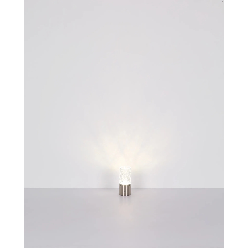 Globo - LED Aptumšojama skārienvadāma galda lampa LED/2,5W/3,7V 2700K/4000K/6500K 1800 mAh USB zelta