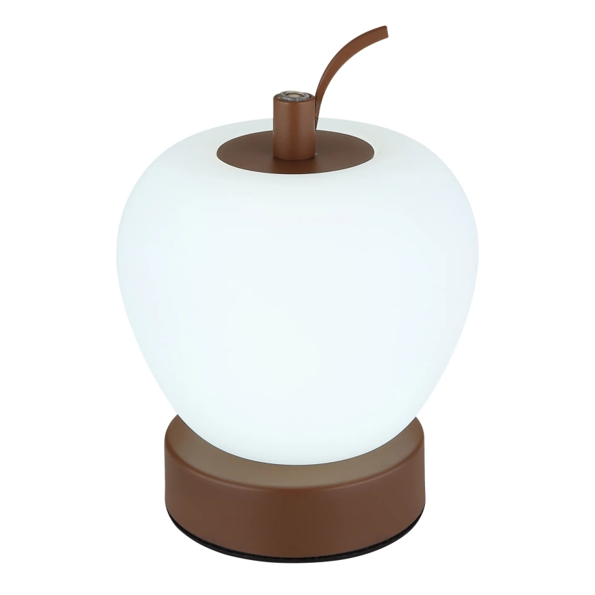 Globo - LED Aptumšojama skārienvadāma galda lampa LED/2W/3,7V 2700K/4000K/6500K 1200 mAh USB brūna
